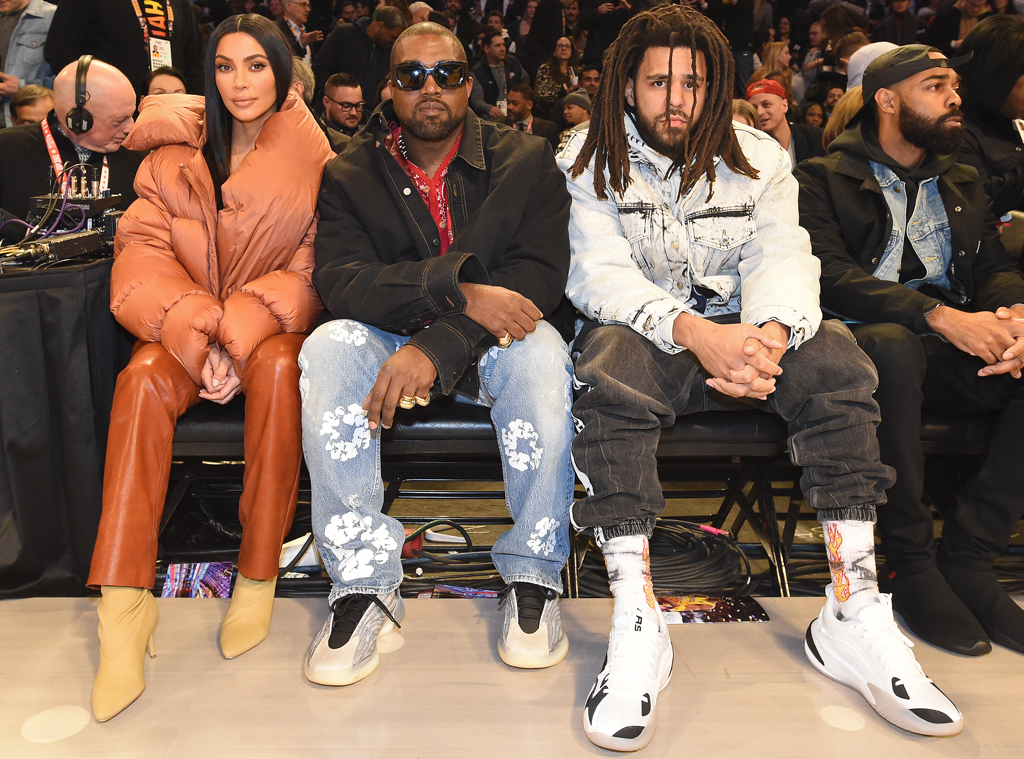 Kim Kardashian, Kanye West, J Cole